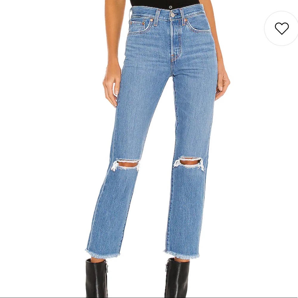 Levi’s Wedgie Straight Ankle Jeans